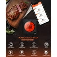 thumbnail image 3 of YANGLI Bluetooth Meat Thermometer – Wireless, 6 Temperature Probes, Large LCD Display for Grill, Smoker, Oven, 3 of 5