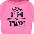 thumbnail image 3 of Inktastic 2nd Birthday 2 Year Old Arrow Toddler Hoodie, 3 of 4
