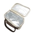 thumbnail image 2 of Unique Bargains 1 Pc Portable Square Thermal Bag for Work 9.84"x6.3"x7.09" Coffee Color, 2 of 5