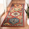 thumbnail image 2 of SAFAVIEH Heritage Fion Tribal Wool Runner Rug, Red/Gold, 2'3" x 8', 2 of 7