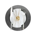 thumbnail image 3 of Black 50Pcs 13 Inch Charger Plates, Bulk Round Charger Plates Plastic Wedding Dinner Elegant Reusable for Table Setting Wedding Party Event Tabletop Setting Decor, 3 of 21