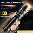 thumbnail image 3 of ZOUBAOQ Super Bright Flashlight Waterproof Tactical Super Bright Zoomable Torch L6V, 3 of 9