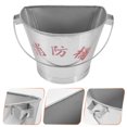 thumbnail image 2 of Stainless Steel Bucket Sand Bucket Galvanized Metal Bucket Practical Fire Fighting Bucket, 2 of 8