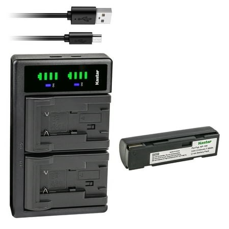 Kastar 1-Pack Battery and LTD2 USB Charger Compatible with Fujifilm DS260 DS-260HD DX-9 Finepix MX-500 MX500 Finepix MX-600 MX600 Finepix MX-600 Zoom MX600 Zoom Finepix MX-600X MX600X Camera