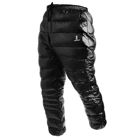 White Goose Down Pants Thermal Waterproof Down Trousers for Outdoor ...