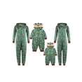 thumbnail image 2 of Zukuco Christmas Family Matching Pajamas Reindeer Hooded Zipper Onesie Sleepwear Nightwear, 2 of 6