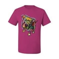thumbnail image 3 of Dean Russo Some Angels Dog Lover Men's Graphic T-Shirt, Fuschia, Small, 3 of 6