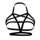 thumbnail image 5 of de arnés de cuerpo negro hecho a mano Crop Top Arnés gótico  de tiras enjaulado Yuyangstore sujetador de arnés, 5 of 8
