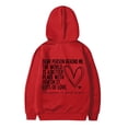thumbnail image 3 of Girls Hoodie Long Sleeve Soft Sweatshirt Graphic Pullover Cute Kids Top Clothes for Fashion Casual Wear Red 4-5 Years, 3 of 3