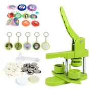 FASTTOBUY Button Maker Machine,1.5 Inch Badge Maker 37mm Pins Punch Press Machine with 405pcs Button Parts & Circle Cutter