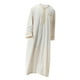Chemise Décontractée Kaftan Abaya pour Hommes Robes de Soirée Durables Vêtements pour Hommes Robe Longue Beige L – image 5 sur 7