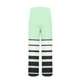 thumbnail image 3 of YLSDY Pajama Pants for Men, Color Block Striped Print Men's Separate Bottoms, Lounge Pants, Relaxed Sleep Pant Green XL, 3 of 4