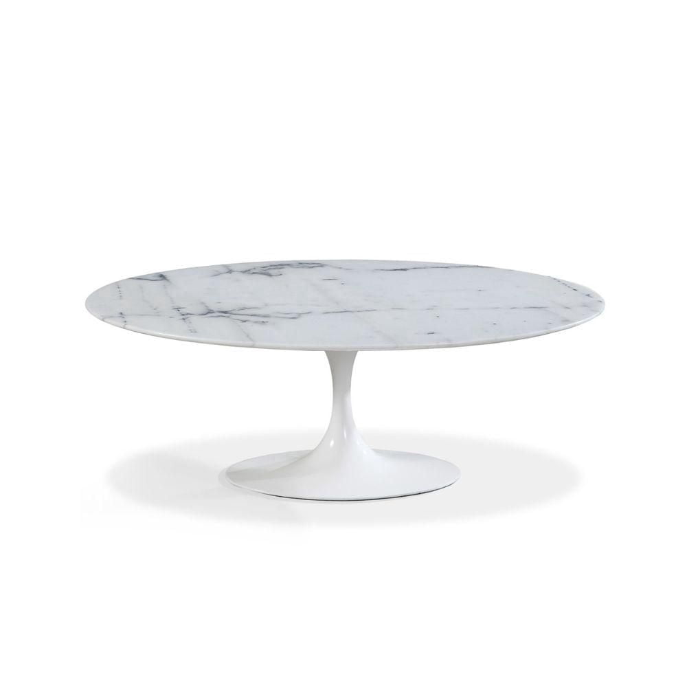 OVAL MARBLE DINING 67'' . Elegant Oval Dining Table with Marble Top and Aluminum White Base<br>Dimension: 28.5”H x 79”W x 47.5”D