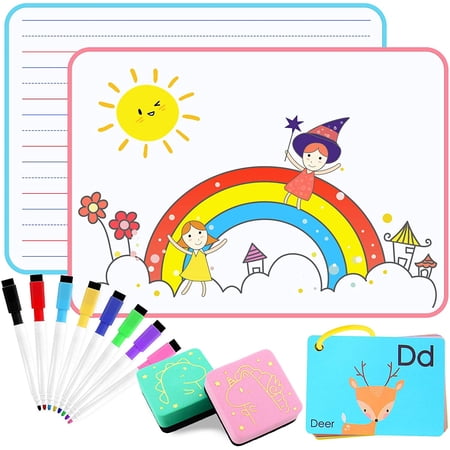 Small White Board For Kids Portable Dry Erase Board With Lines Double small-white-board-for-kids-portable-dry-erase-board-with-lines-double