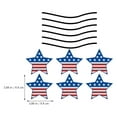 thumbnail image 6 of Refrigerator Stickers Magnetic Reflective Holiday Decorative Tiles for Bike Usa Flags 4th of July Independence Magnets, 6 of 6
