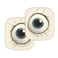 thumbnail image 3 of KUIFORTI Front Windshield Sunshade Funny Eyes Car Sun Shade, Reflective Polyester Blocks Heat and Sun, 2 Pack Foldable Sun Shield That Keeps Your Vehicle Cool, 3 of 5