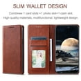 thumbnail image 6 of TECH CIRCLE Case For Galaxy S20 FE Case, Slim PU Leather Flip Folio Case Card Holders Kickstand Magnetic Shockproof Protective TPU Inner Wallet Cover for Samsung Galaxy S20 FE 6.5" 2020,Brown, 6 of 7