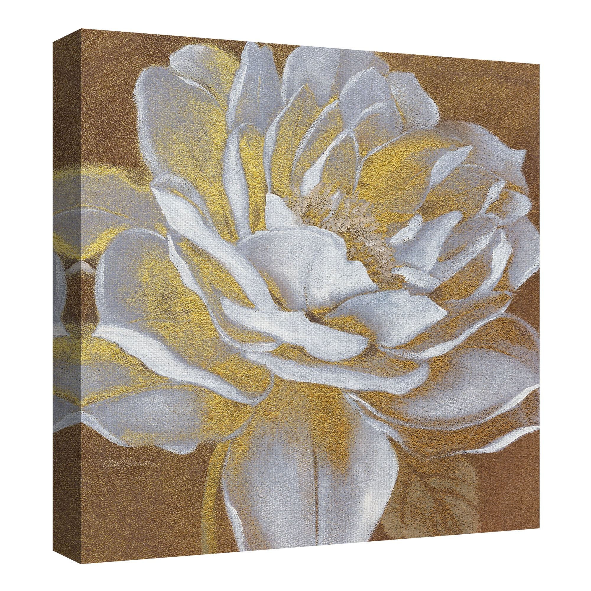Golden Bloom I by Carol Robinson Wrapped Canvas Painting Art Print