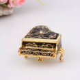 thumbnail image 3 of Jiibva Hand Painted Jewelry Box, Trinket Boxes Hinged, Enameled Piano Decorative Hinged Jewelry Trinket Box Rhinestone Jewelry Display Holder for Grils Women, 3 of 7