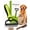 Green, variant on Pet Pro Grooming Tool, Deshedding Dog Brush Undercoat Rake Double Sided Cat Brushes Long Hair Dematting Comb Professional Extra-Wide Stainless Steel Teeth Supplies for Matted Fur on Cats Dogs