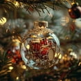thumbnail image 3 of Adorno Navideño Musical de Acrílico con Cinta Colgante | Decoración para Árbol con Notas Musicales | Acabado Duradero y Resistente a Rayones | Regalo Ideal para Músicos, Cantantes y Compositores | Gu, 3 of 6