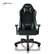 E-WIN 400LB Racing Style Ergonomic Gaming Chair Office Chair,High Back Computer Desk Chair with Headrest and Lumbar Support-Black/Grey