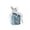 Cyan, variant on Easter Bunny Ears Velvet Bag, Gift Wedding Candy Bag, Storage Pouch for Party Favors, Champagne Color