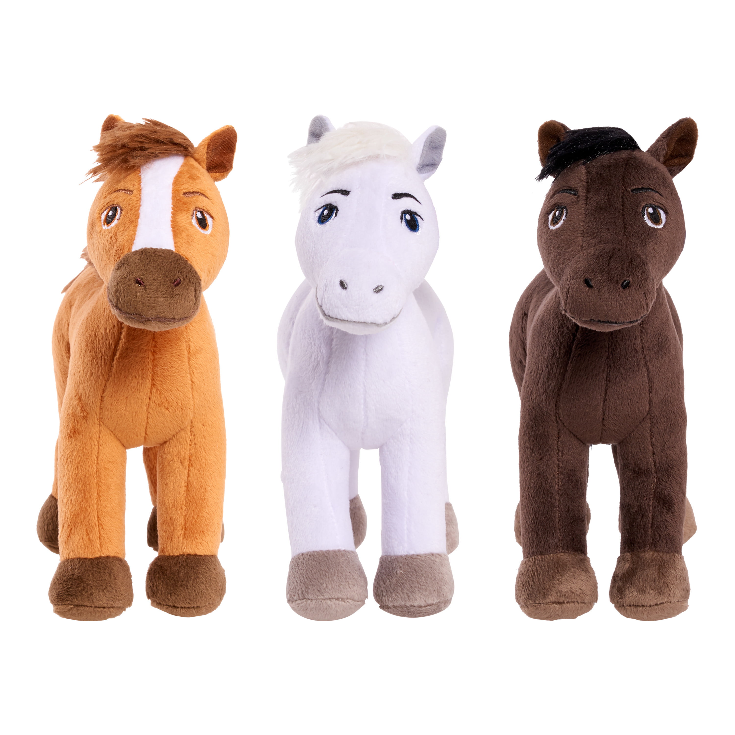 DreamWorks Spirit Riding Free Bean Plush 3-Pack, Kids Toys for Ages 3 Up,  Gifts and Presents 