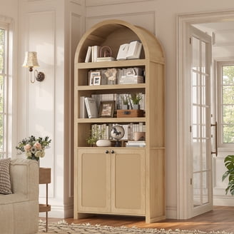 【美品】DARCEY FIR ARCH CABINET / アーチ キャビネット Arched Pantry Cabinet, 72 Inches Tall, 5-Tier Storage, Adjustable