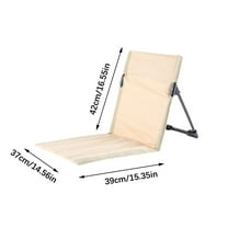 CASAFUN Portable Outdoor Folding Chair Ultralight Folding Stool Fishing Chair Camping Backrest Sitting Chair Camping Mazar