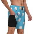 thumbnail image 3 of Haiem Cute Healthy Teeth Men'S Quick-Dry Swim Trunks: Comfortable Beach Shorts With Mesh Lining And Pockets - Ideal For Swimming And Sunbathing Xx-Large, 3 of 9
