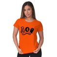 thumbnail image 4 of Boo Cute Witch Ghost Halloween Womens Fitted Plus Size Graphic Tee Brisco Brands 3X, 4 of 5