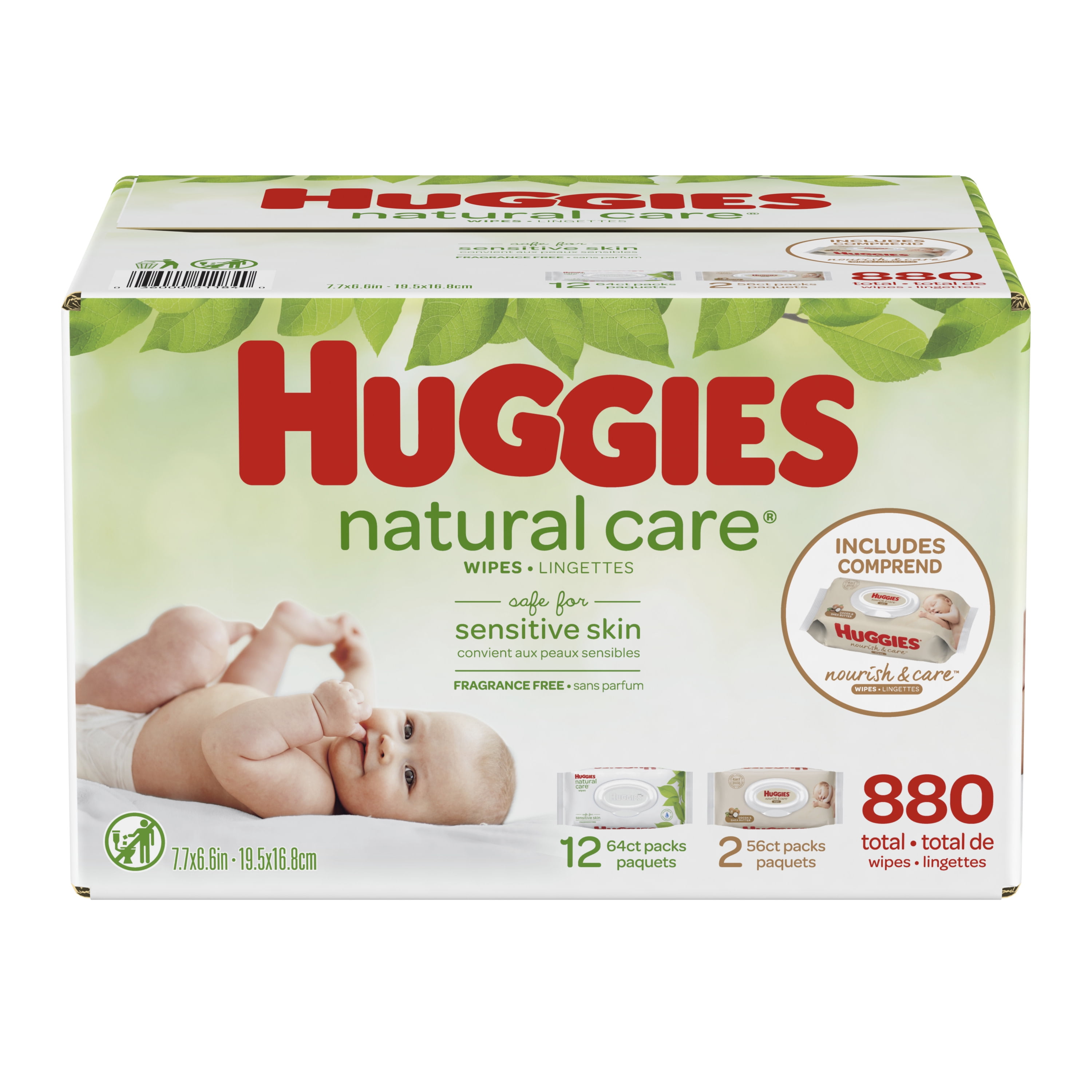 huggies baby wipes 12 pack