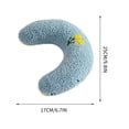 thumbnail image 3 of Dog Calming Pillow U-Shape Neck Support Washable Portable Design Soft High-Density Filling for Stress Relief Comfortable Sleep Aid for Small Dogs and Cats, 3 of 7