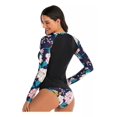 thumbnail image 4 of Traje De Baño Manga Larga 2pcs Tankini Top Manga Larga Short, 4 of 7