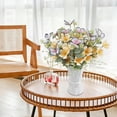 thumbnail image 5 of karymi Simulation Bouquet Wedding Decoration Home Furnishings Small Fresh Artificial Flower Arrangements Props Fake Flowers Living Room Decor Birthday Gifts Living Room Decor, 5 of 6