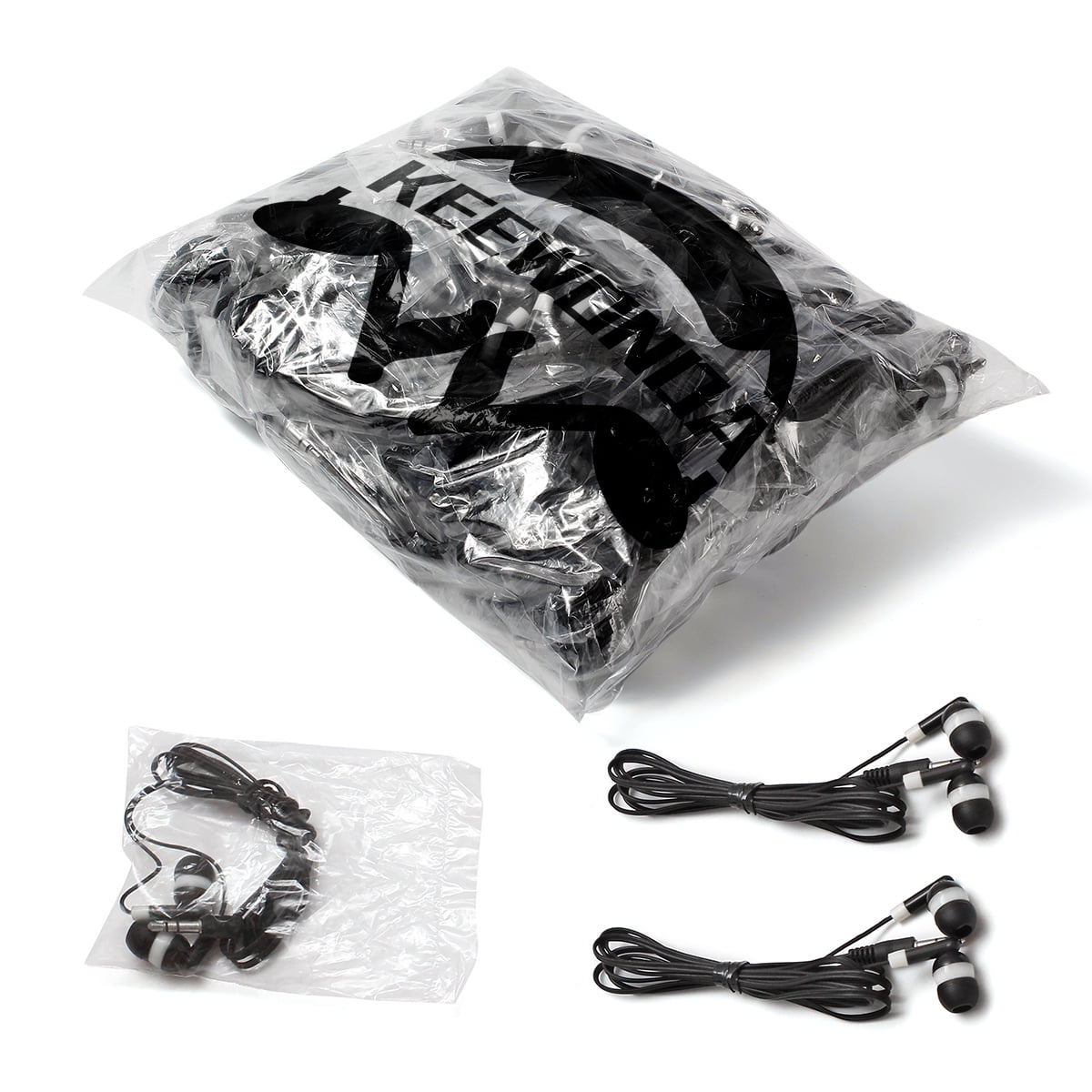 Earbuds Kids School 100 Pack Bulk Earbuds Keewonda Multi Packs in Ear Earphones Compatible with 3.5 mm Jack Devices for School Classroom Students