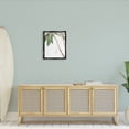 thumbnail image 2 of Stupell Industries Girl Swinging Tropical Palm Trees Casual Design Graphic Art Jet Black Floating Framed Canvas Print Wall Art, Design by Amelia Noyes, 2 of 5