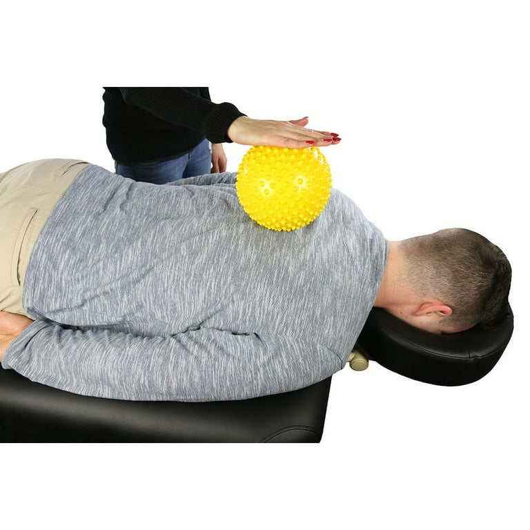 Massage ball, 15 cm (6.0 inches), yellow Massage ball, 15 cm (6.0 inches), yellow