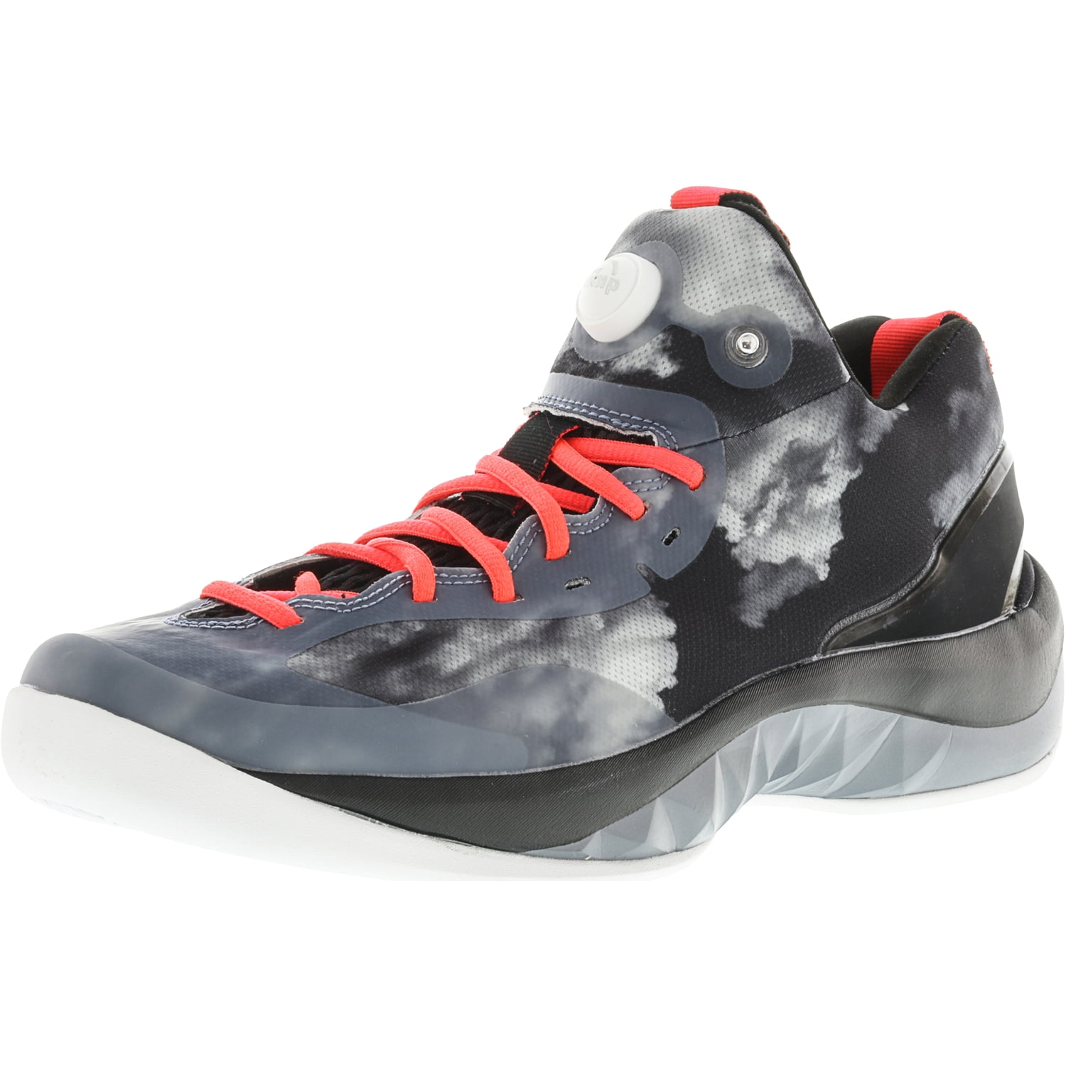 Reebok Men's Z Pump Rise Cloud / Black White Flat Grey AnkleHigh