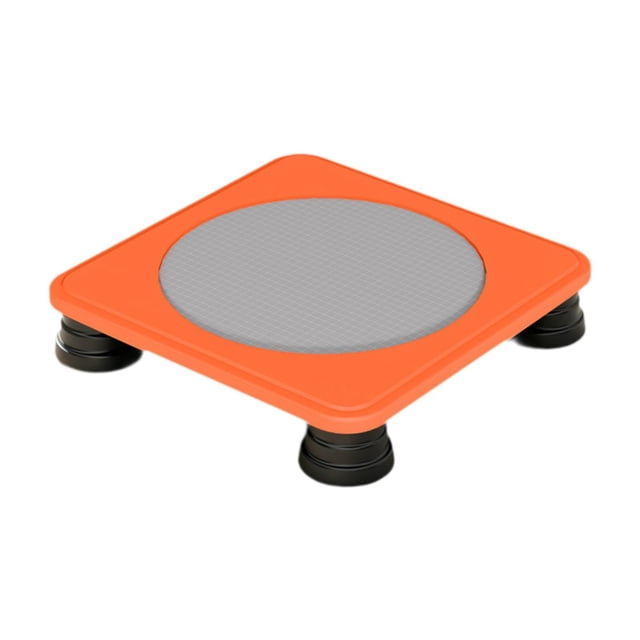 Lipstore Mini Trampoline for Kids Bouncing Bed Fun Practical Accessory Jump Toy Children Jumping Bed for Fitness Home Workout Exercise Orange