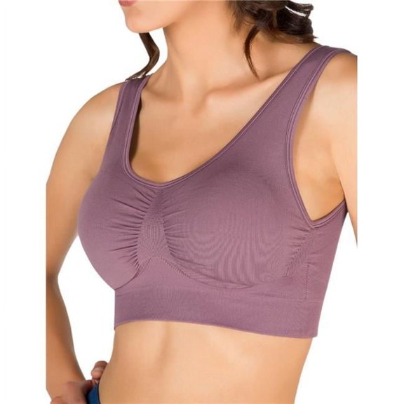 Versatile Everyday Comfy Bra - Ciruela L