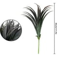 thumbnail image 3 of 8Pcs Artificial Grass Plant Fake Outdoor Plastic Plants UV Resistant Faux Grasses Greenery Shrubs for Window Box Garden Patio Porch Home Decor Red, 3 of 5