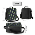 thumbnail image 3 of Cauagu Dinosaur Astronaut Insulated Lunch Bag - Reusable Lunch Box Thickened Thermal Leakproof Lunch Tote Bag for Adult Office/Travel Picnic, 3 of 7
