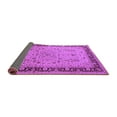 thumbnail image 2 of Ahgly Company Indoor Square Oriental Purple Traditional Area Rugs, 6' Square, 2 of 4