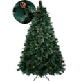 thumbnail image 1 of Arbol Navidad Jardimex 2.3m Grande Frondoso con Piñas Estilo Escoces Doble Rama, 1 of 10
