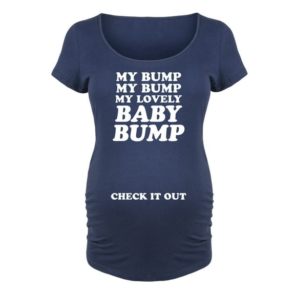 Bloom Maternity - My Lovely Baby Bump - Maternity Scoop Neck T-Shirt