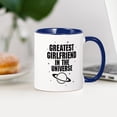 thumbnail image 3 of CafePress - Greatest Girlfriend In The Universe Mugs - 11 oz Ceramic Mug - Novelty Coffee Tea Cup, 3 of 4