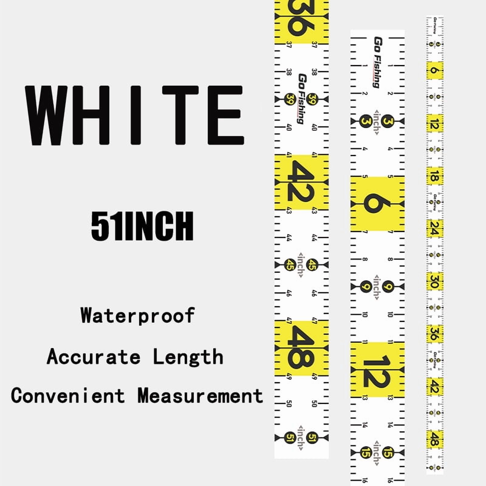 Fish Tape Uxcell Adhesive Fish Ruler, 2 Pack 51 Inch Fish Measuring ...