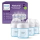 thumbnail image 1 of Biberones Philips Avent Natural 120 mL azules, paquete de 4, 1 of 8